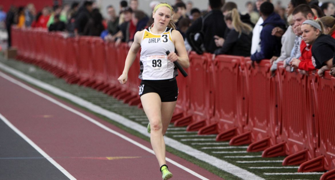 Bloy Blazes to Second-Fastest Steeplechase Time; Valpo Competes in Michigan