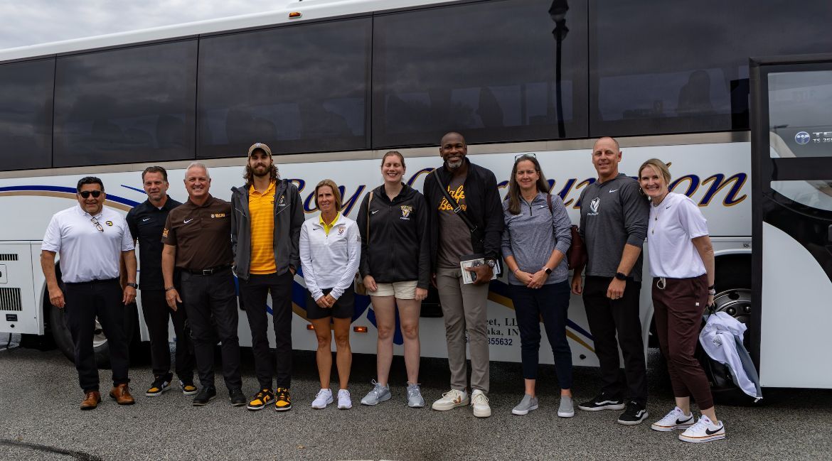 Valpo Athletics Engages Community During Second Annual Head Coaches Bus Tour