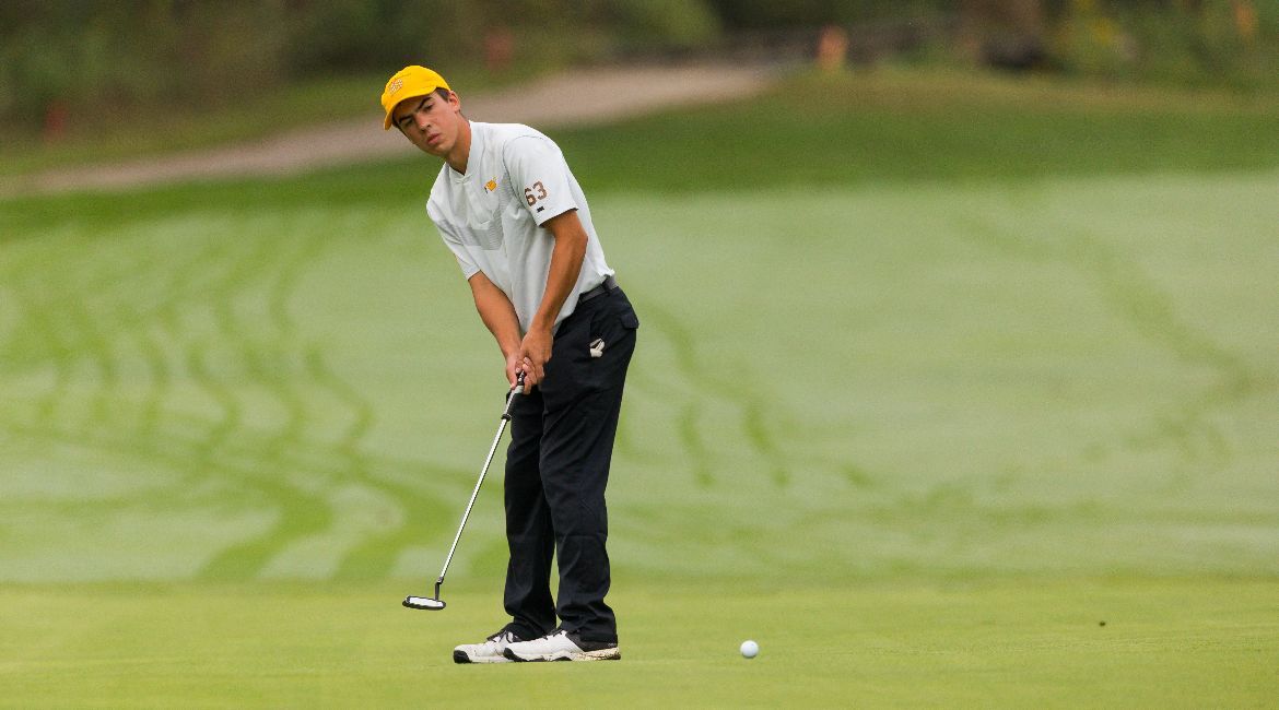 VanArragon Leads Men’s Golf on First Day at Wright