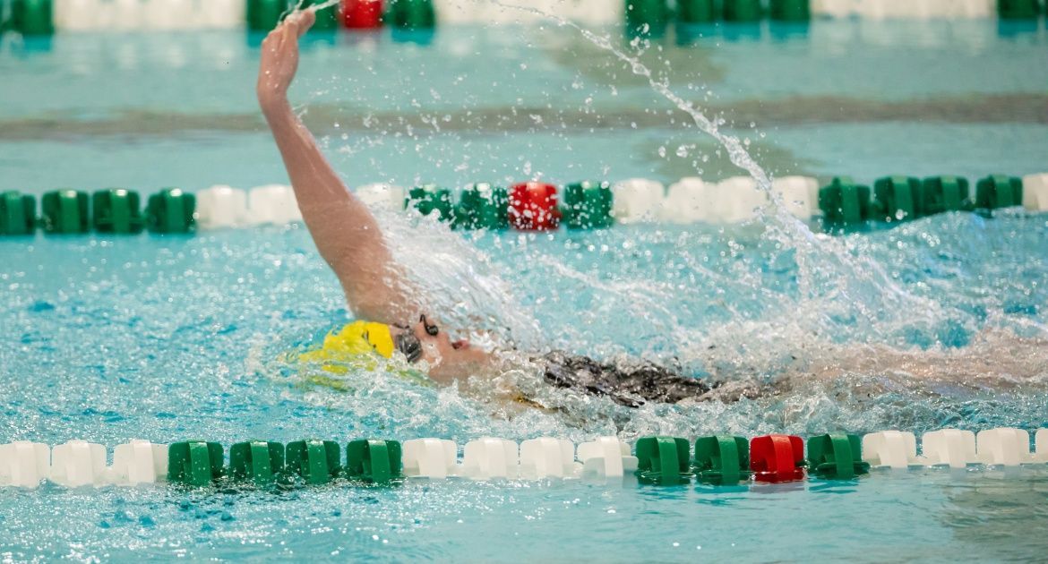 Numerous Swimmers Crack Record Book at MVC Championships Friday