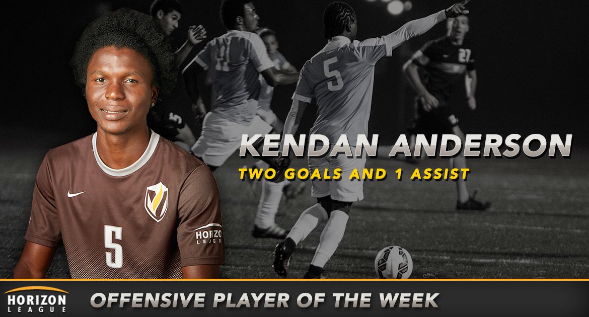 Anderson Earns Horizon League Offensive Player of the Week