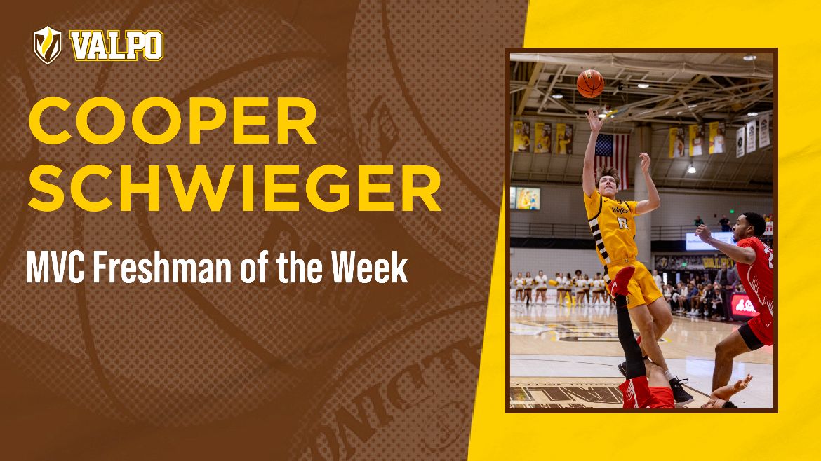 Schwieger Named MVC Freshman of the Week for Fifth Time