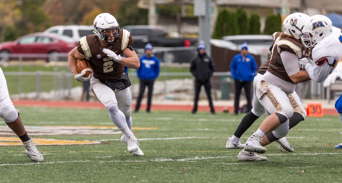 Highest Scoring Output Since 1996 Helps Valpo Cruise to Second Straight Lopsided PFL Victory