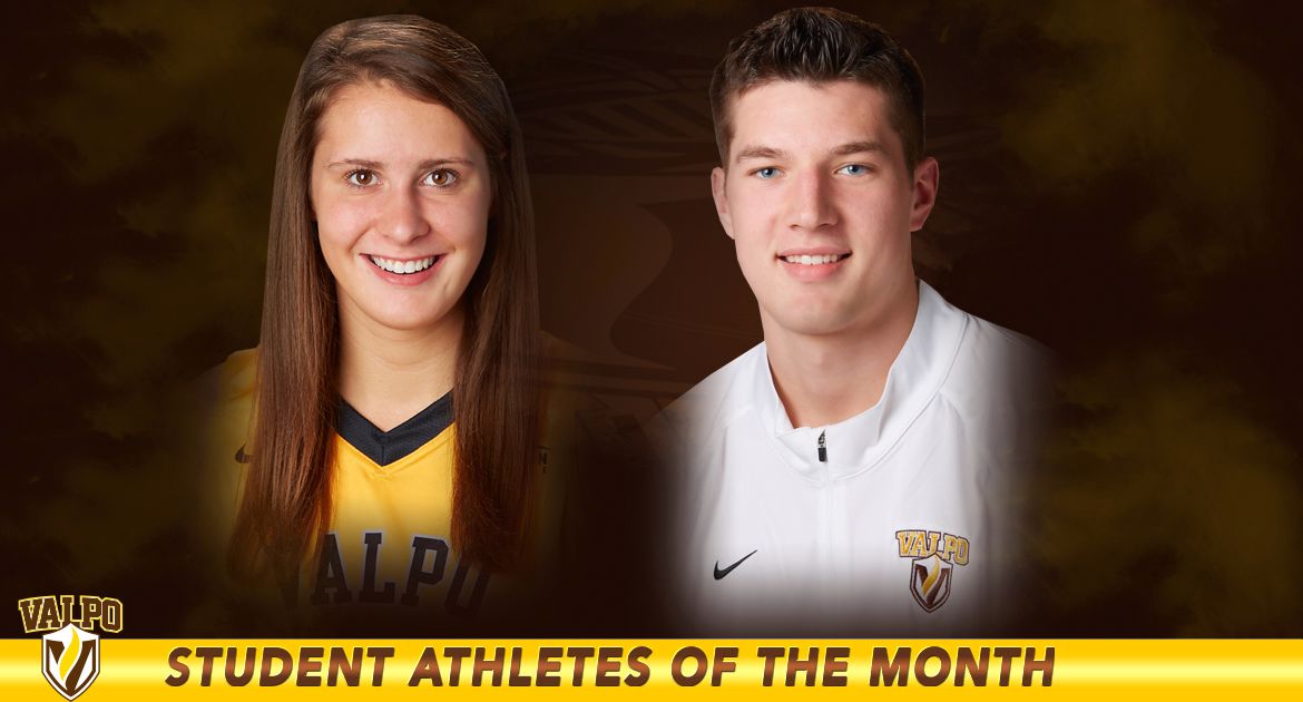 Peters, Franklin Named Athletes of the Month