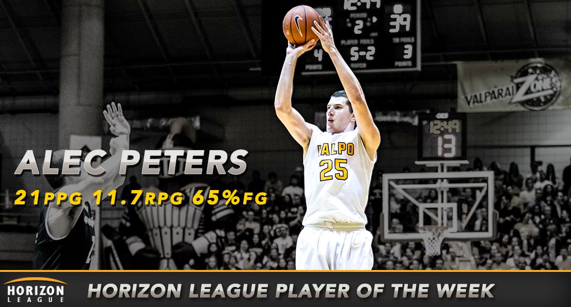 Peters Earns Horizon League Player of the Week Honor