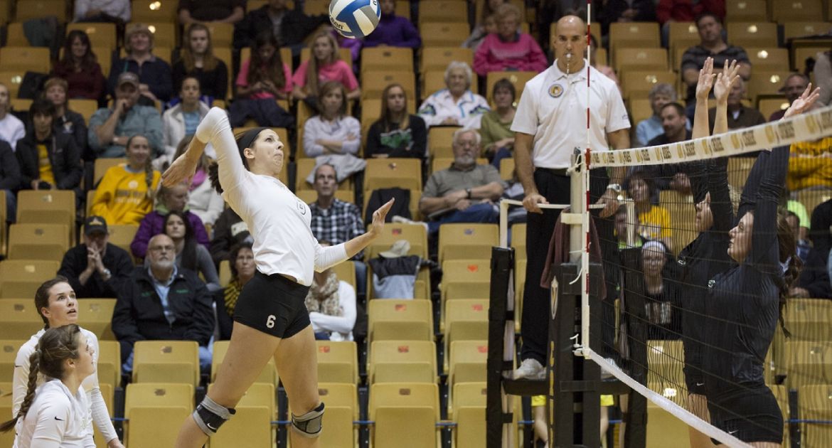 Volleyball Sweeps Wright State Friday Evening