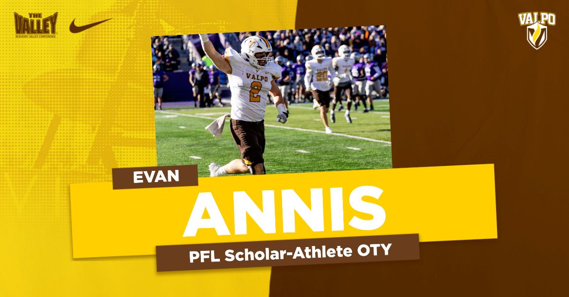 Annis Named PFL Scholar-Athlete of the Year, Leads Six Valpo Players Selected to Academic All-PFL Teams