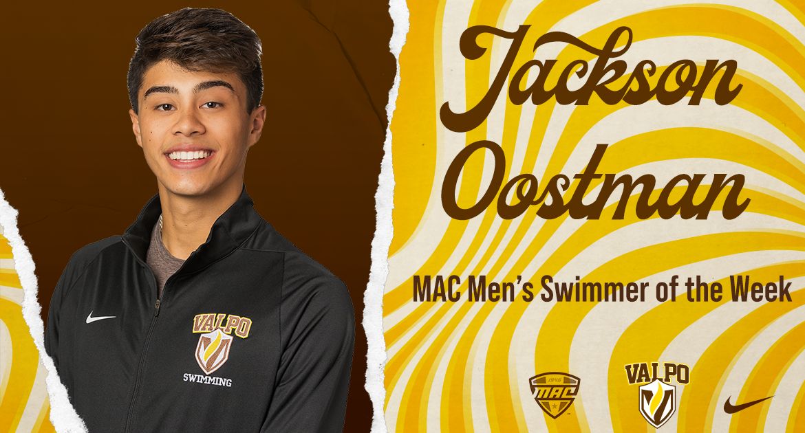 Oostman Repeats as MAC Men’s Swimmer of the Week