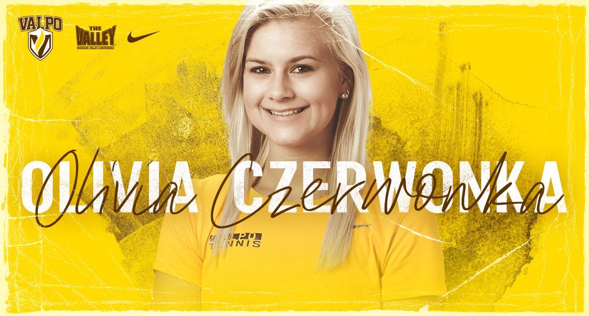 Valpo Tennis Continues to Haul in Honors as Olivia Czerwonka Earns MVC Singles Player of the Week