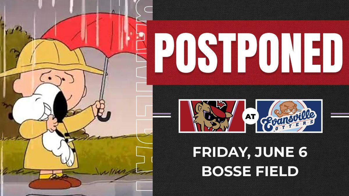 Wild Things, Otters Washed Out at Bosse Field