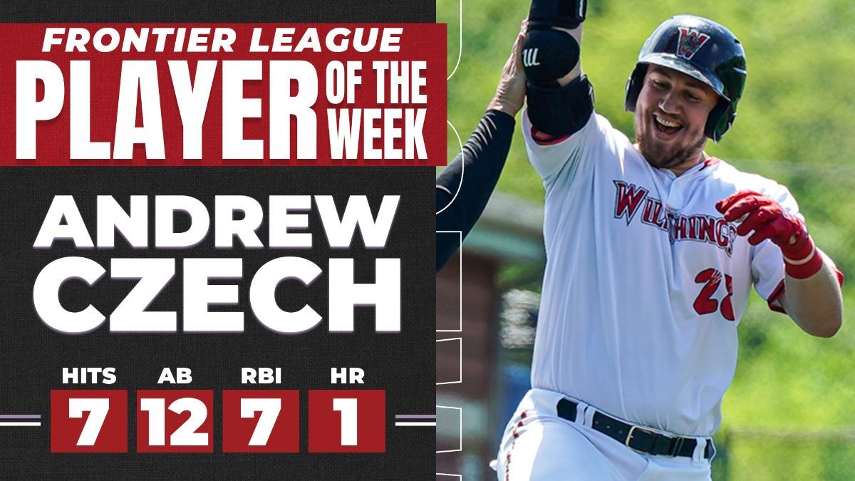 Andrew Czech Named Frontier League Player of the Week