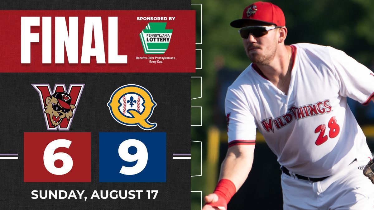 Wild Things Grab Three Homers in Defeat in Finale at Quebec