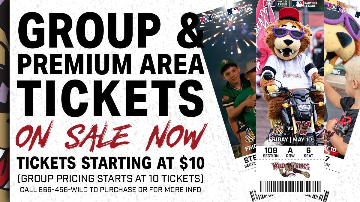 Group Tickets, Premium Areas On Sale Now