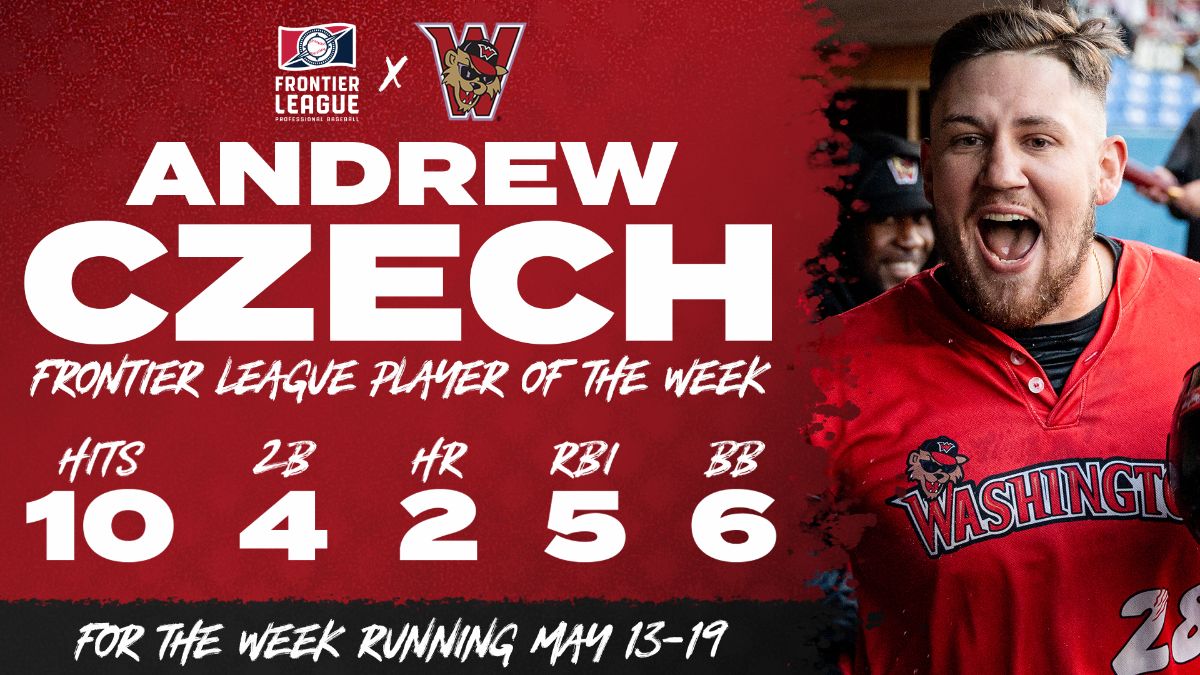 Andrew Czech Named Frontier League Player of the Week