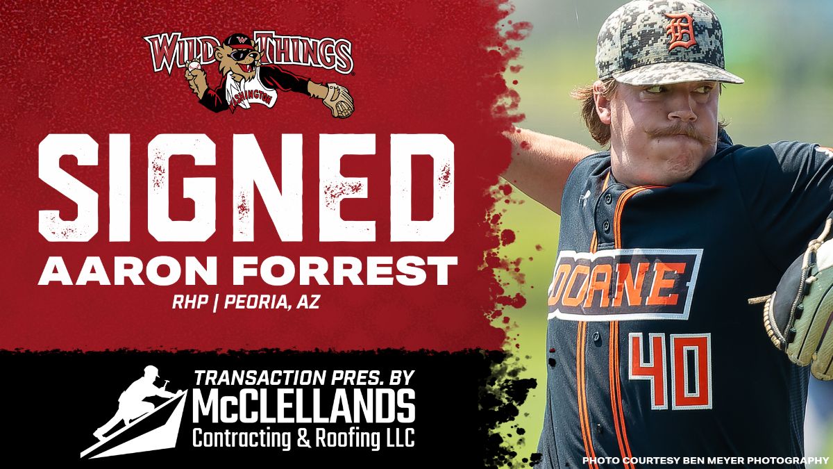 Wild Things Sign RHP Aaron Forrest, He Will Debut Tonight