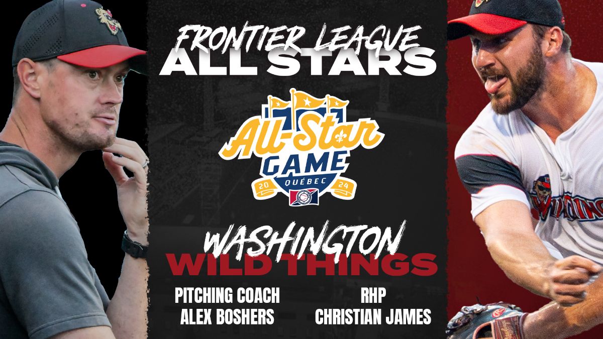 RHP Christian James, Pitching Coach Alex Boshers Add to Washington All-Star Travel Party