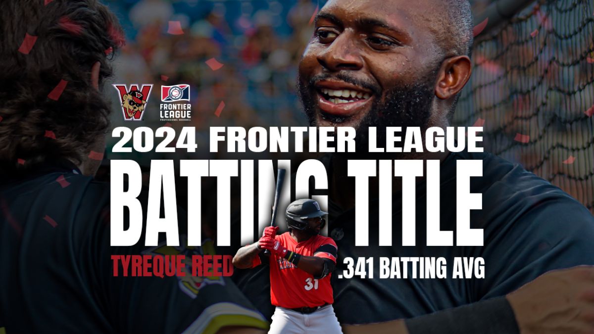 Tyreque Reed Wins Frontier League Batting Title