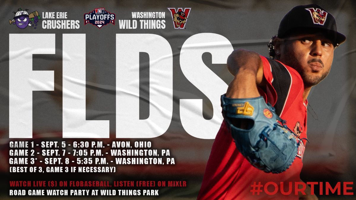 Wild Things Will Meet Lake Erie in Frontier League Division Series