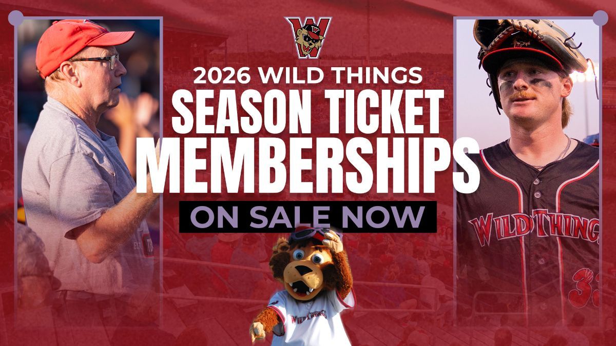 2026 Wild Things Season Ticket Memberships On Sale Now!