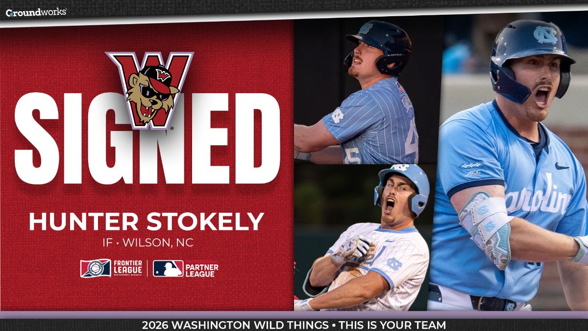 Wild Things Add Former UNC Slugger Hunter Stokely With His First Pro Deal