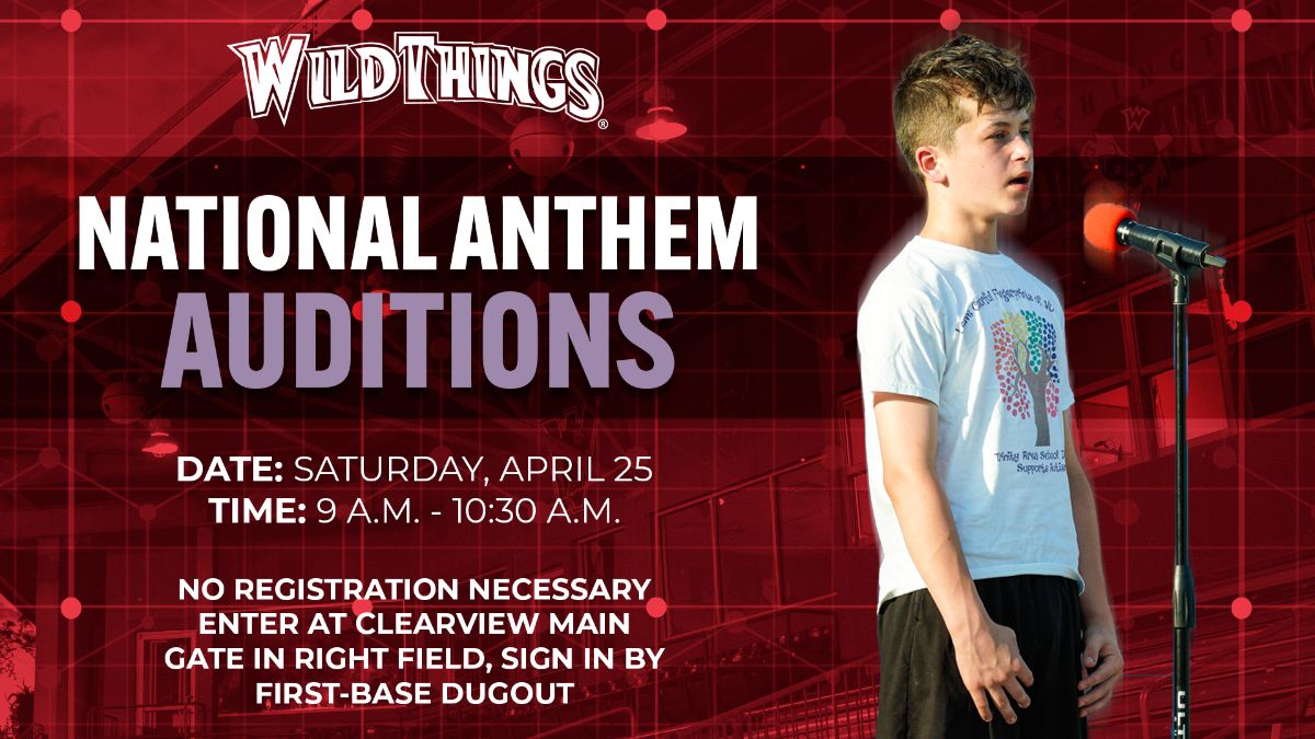 Anthem Auditions Slated For Saturday, April 25