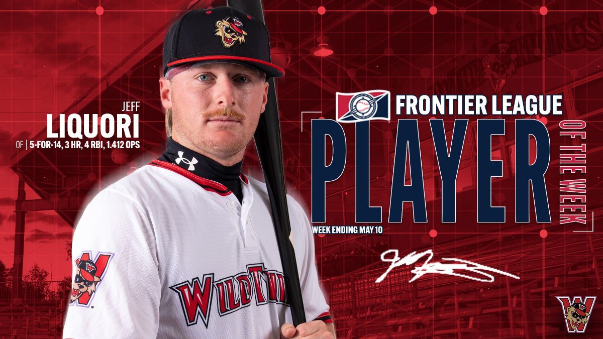 Jeff Liquori Selected as Frontier League Player of the Week