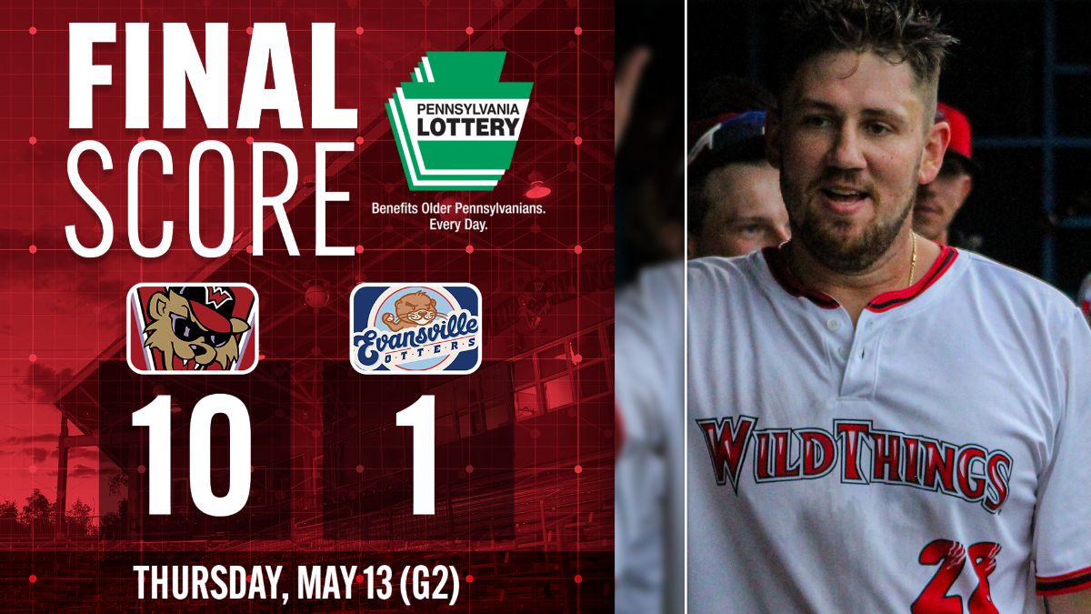 Wild Things Score Nine in Sixth, Long Impresses in Game 2 Win
