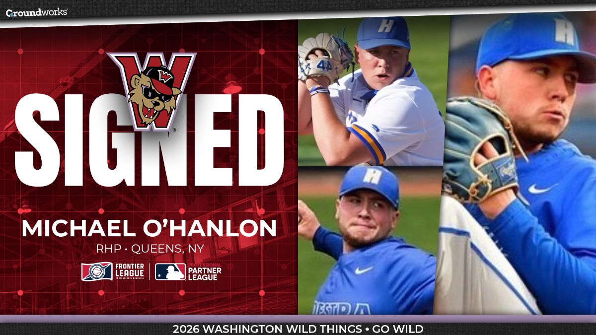 Wild Things Acquire RHP Michael O'Hanlon to Complete Trade, Sign Him