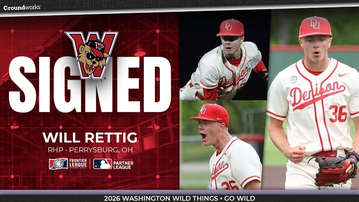 Wild Things Sign RHP Will Rettig to Make Pro Debut in Game 1 Wednesday
