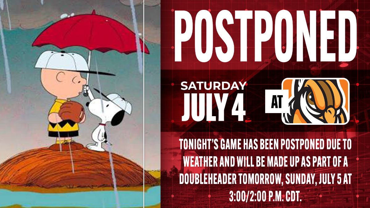 Stars, Stripes and Showers: Fourth of July Game in Schaumburg Postponed