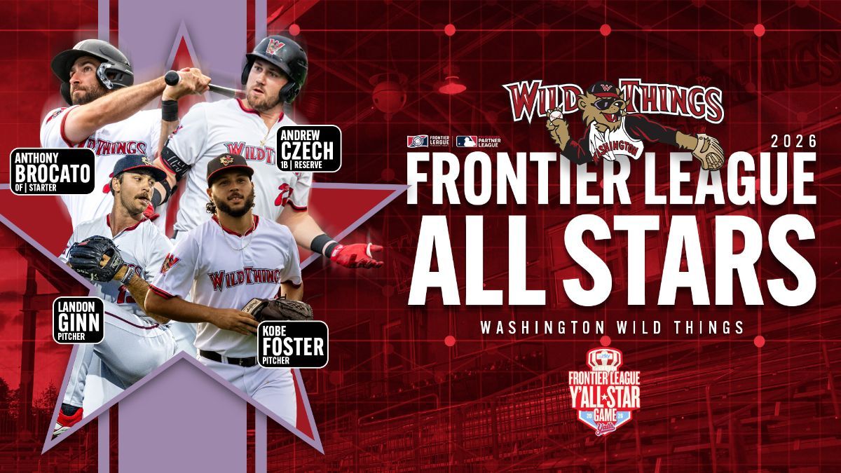 Four Wild Things Named Frontier League Midwest Conference All Stars