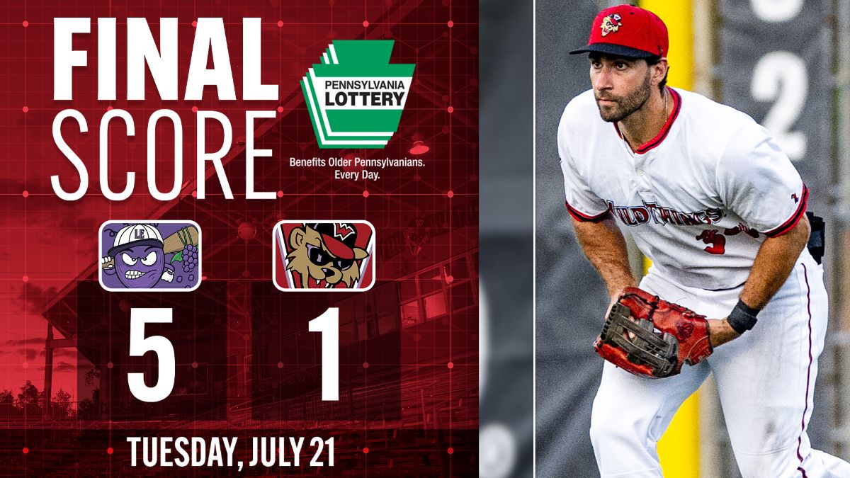 Wild Things Win Streak Snapped at Four by Crushers Tuesday
