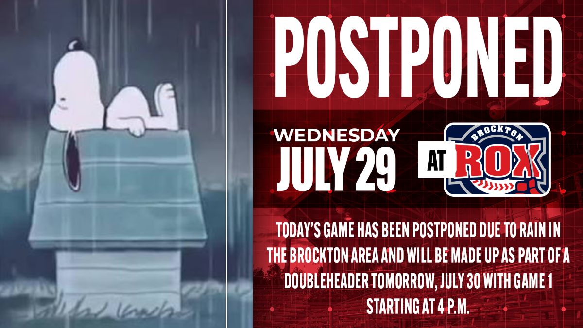 Wednesday's Middle Game in Brockton Postponed