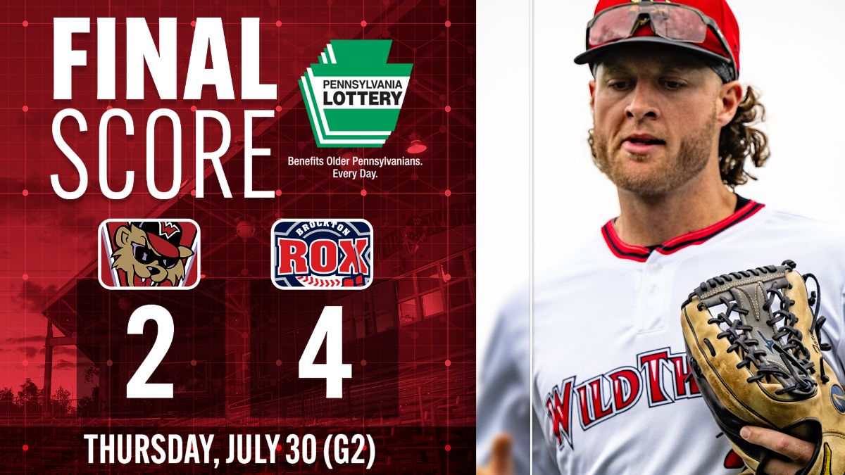 Wild Things' 11-Game Road Win Streak Snapped in Finale in Brockton
