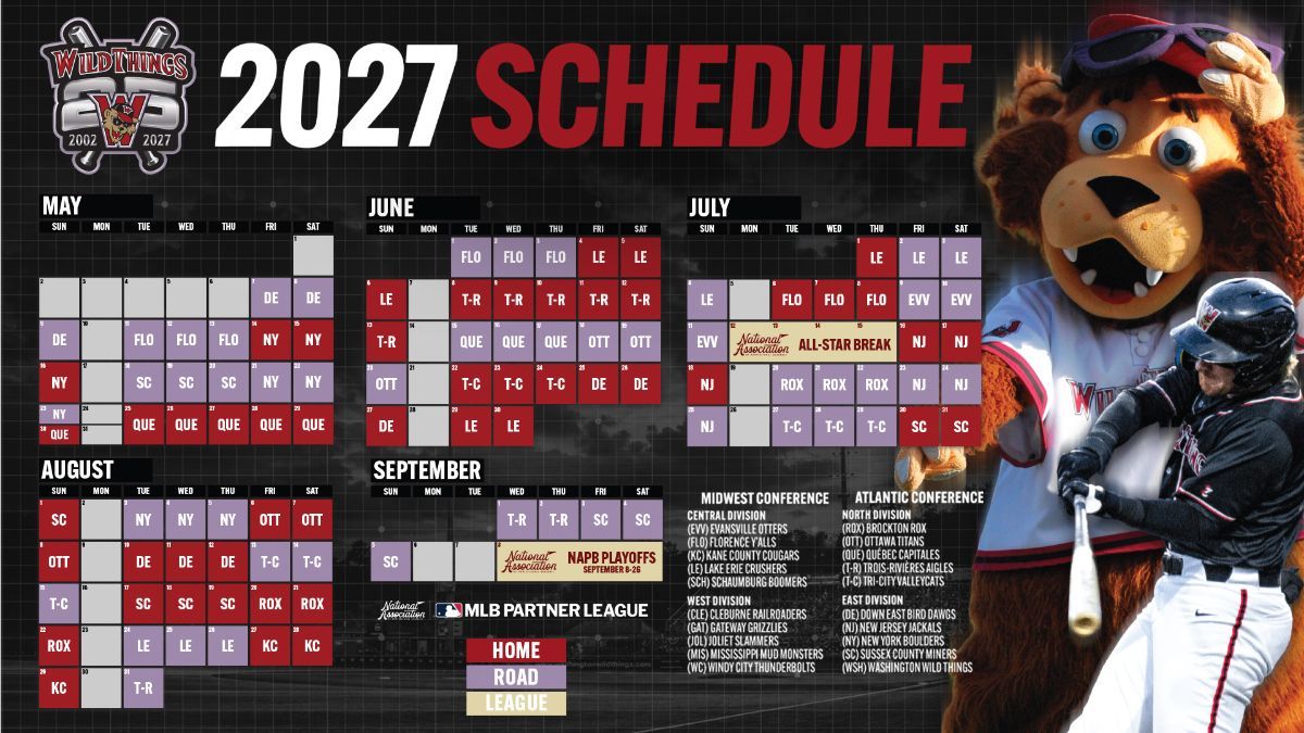 Wild Things, NAPB Announce 2027 Schedule