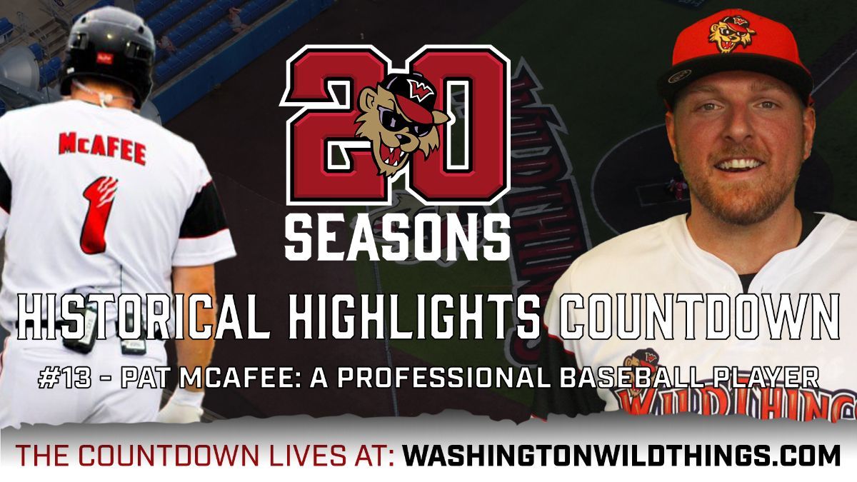 20 Seasons Highlights CD: Pat McAfee: A Pro Baseball Player