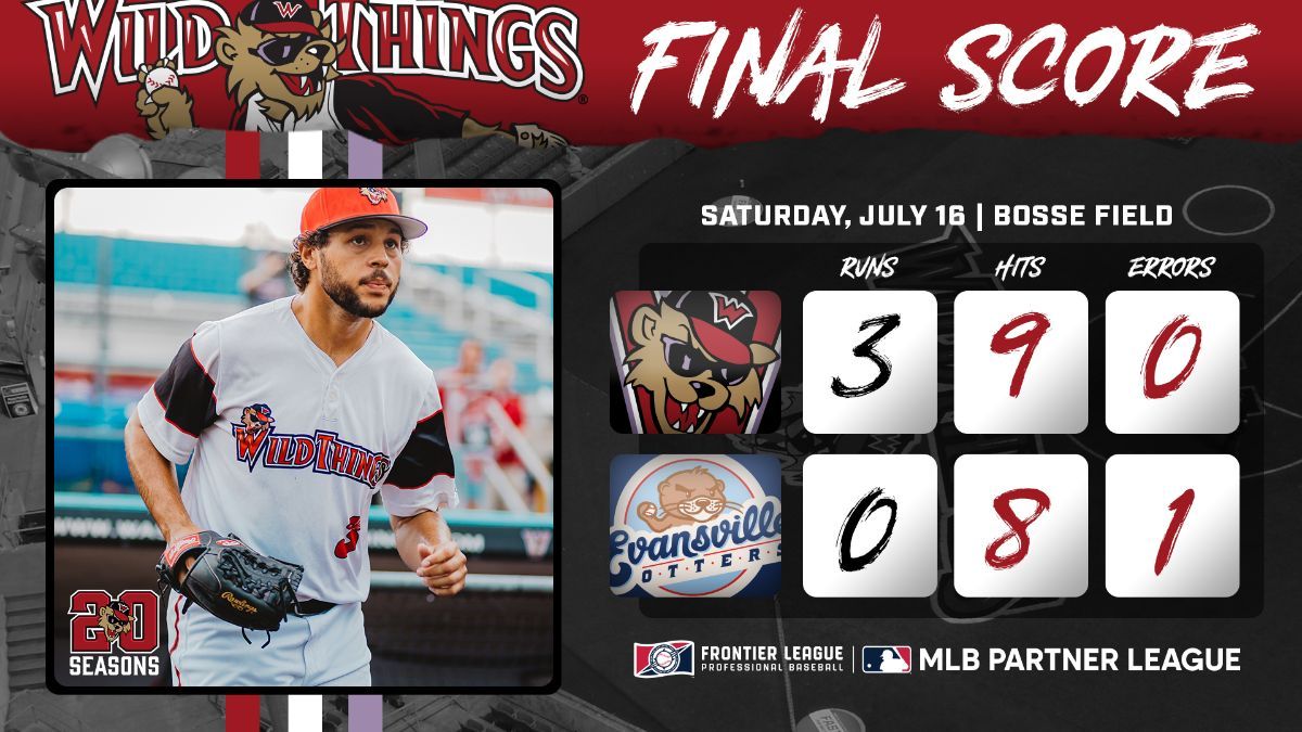 Wild Things Shutout Otters to Even Series
