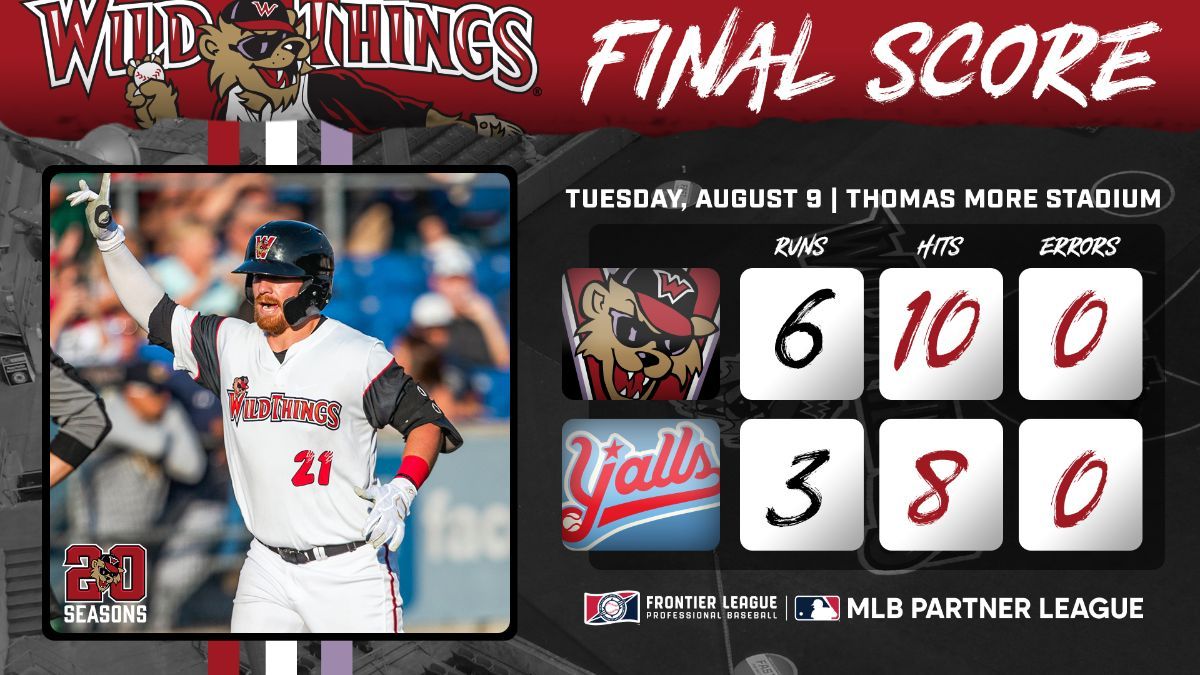 Mang's 3-Run HR Lifts Wild Things to Rain-Shortened Win