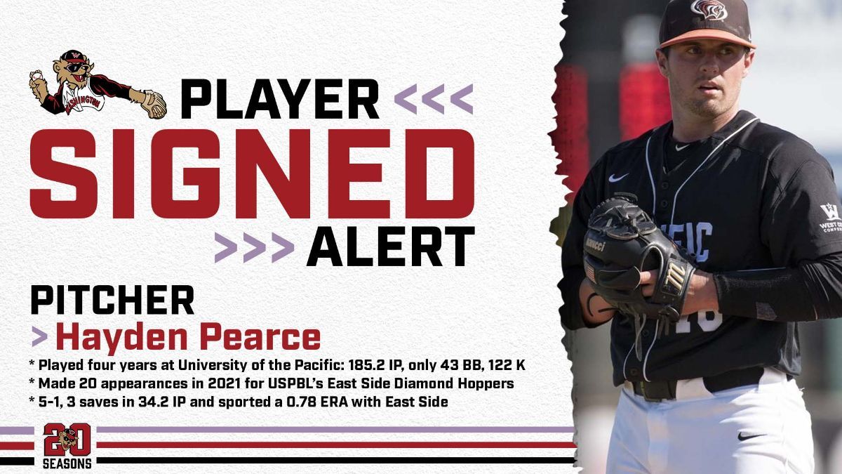 RHP Hayden Pearce Signed to 2022 Roster