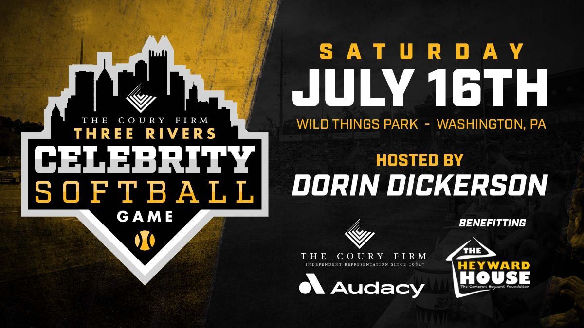 Three Rivers Celebrity Softball Game pres. by The Coury Firm
