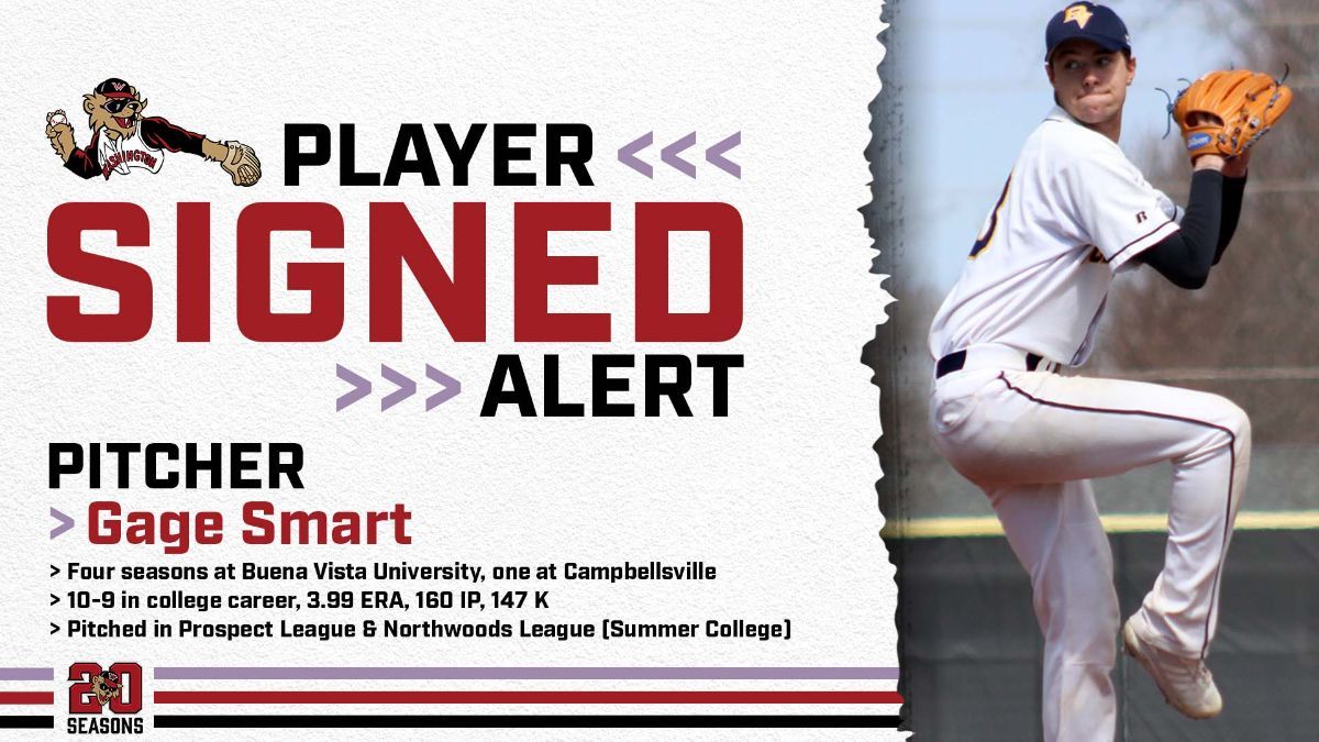 Washington Signs LHP Gage Smart to 2022 Roster