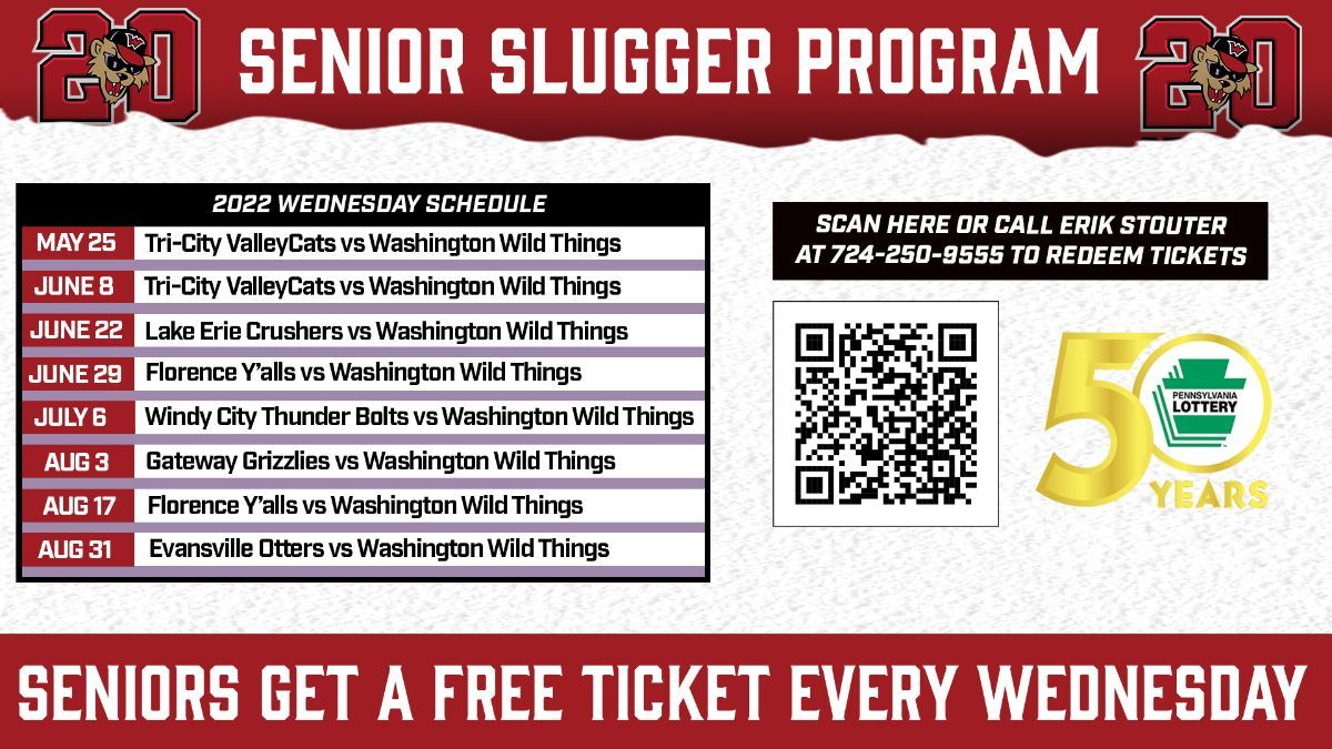 Wild Things Announce Senior Slugger Program For Wednesdays