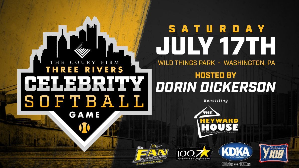 Three Rivers Celebrity Softball Game Announced