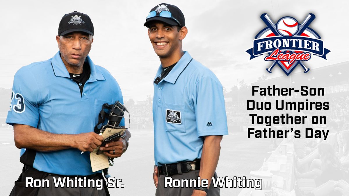 Father, Son Umpire Together on Father's Day in Washington