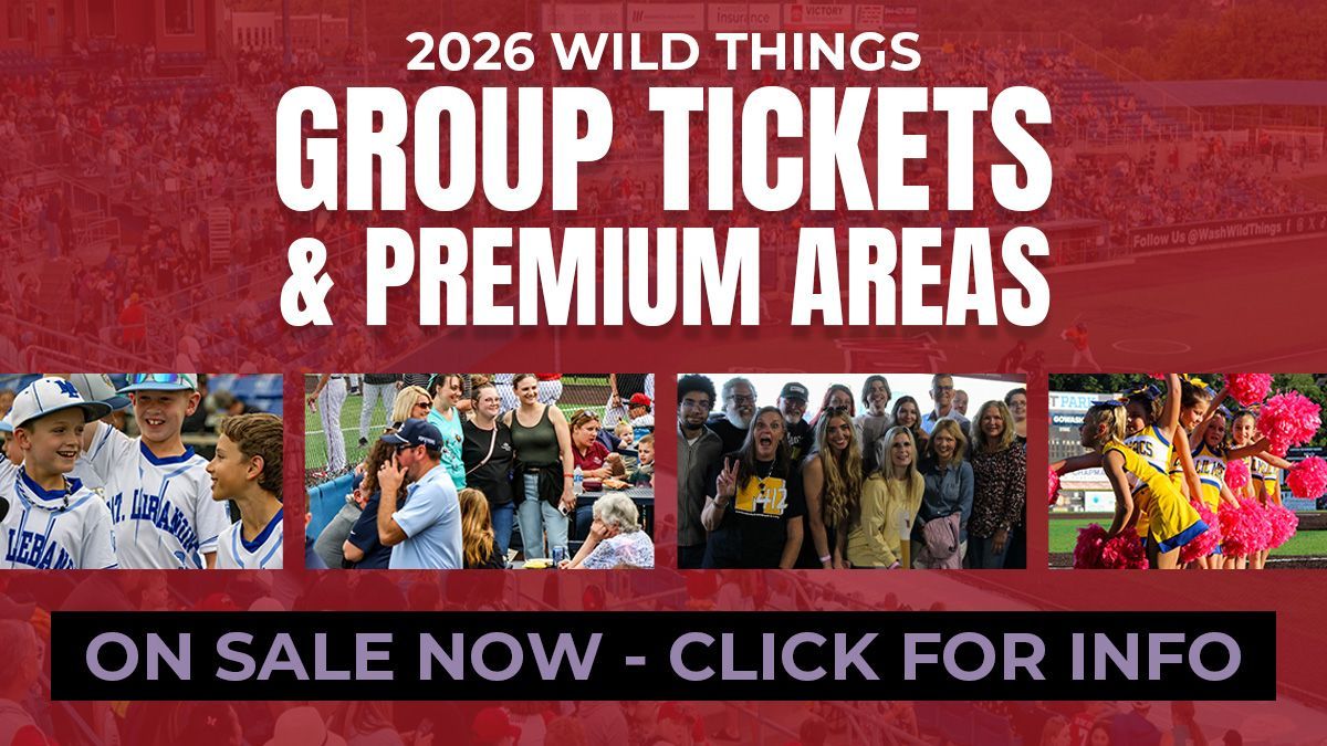 Groups and Premium Area Tickets On Sale Now