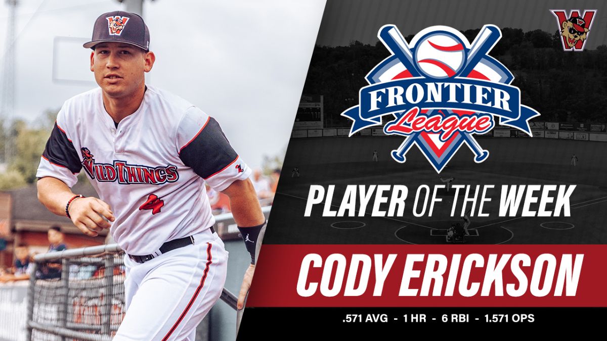 Cody Erickson Claims Player of the Week Award