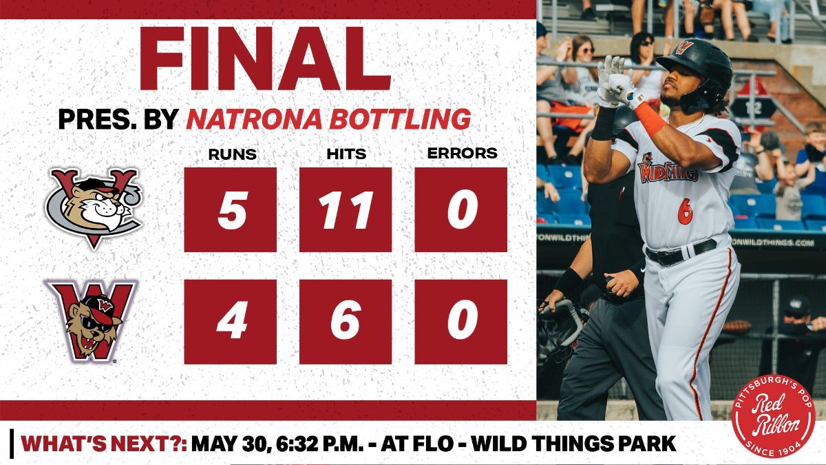 Late Comeback Falls Short, Wild Things Drop Series