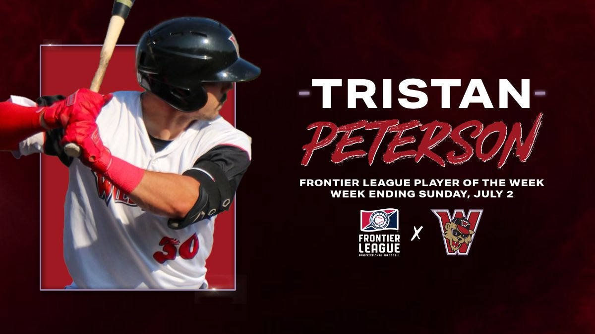 Peterson Tabbed Frontier League Player of the Week