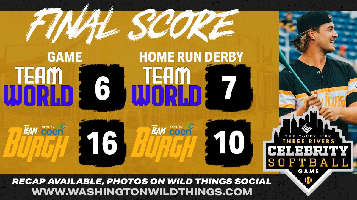 Team Burgh Crushes Team World, Celeb Softball a Success